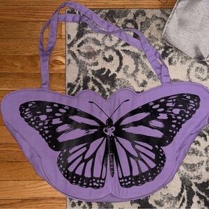 Olivia Rodrigo GUTS tour Purple Butterfly Tote Bag